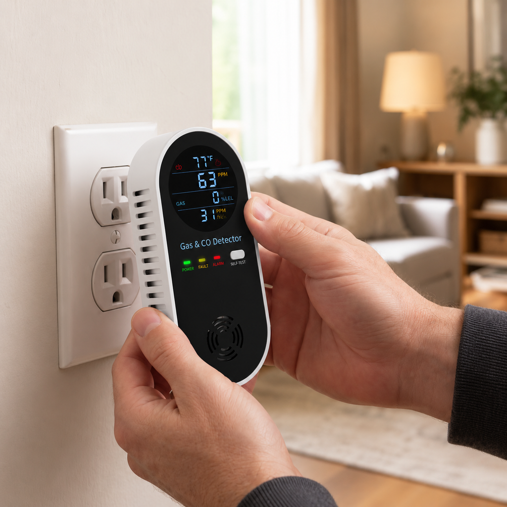 Hometect 4-in-1 Home Safety Monitor